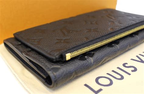 louis vuitton empreinte leather wear and tear|Louis Vuitton black empreinte wallet.